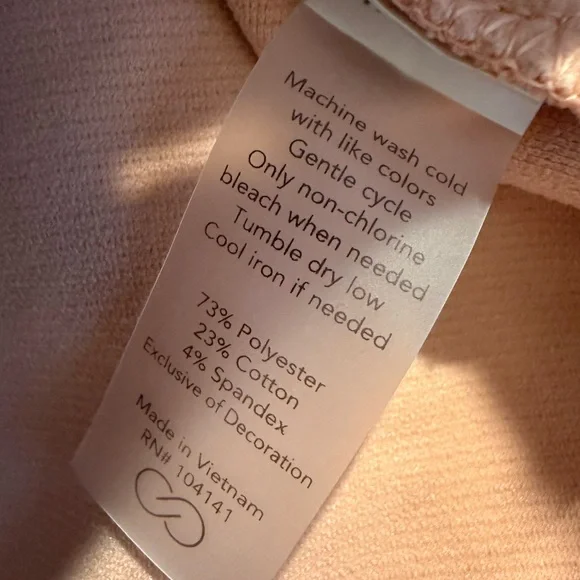 CALIA by Carrie Underwood Blush Pink Ottoman Hoodie - Picture 2 of 5